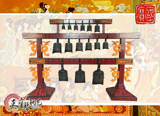 15件古編鐘樂器(客戶定制款)仿古演奏編鐘 15件古編鐘樂器(客戶定制款)仿古演奏編鐘